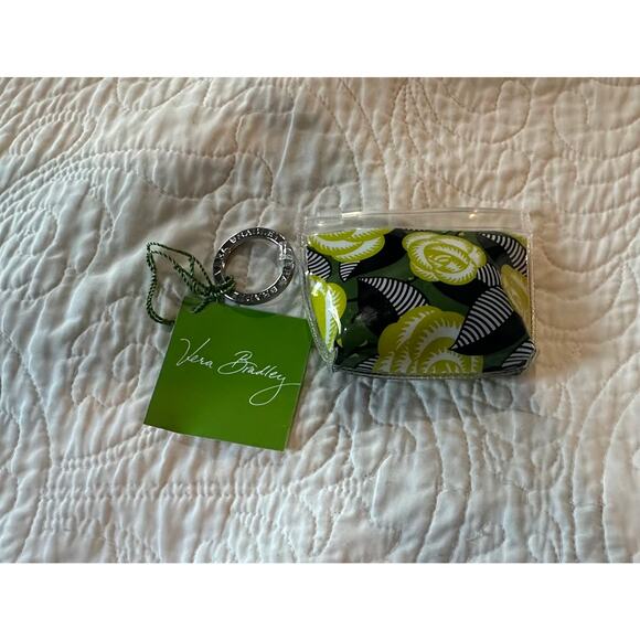 NWT Vera Bradley Zippity Keychain in La Neon Rose - Picture 2 of 4